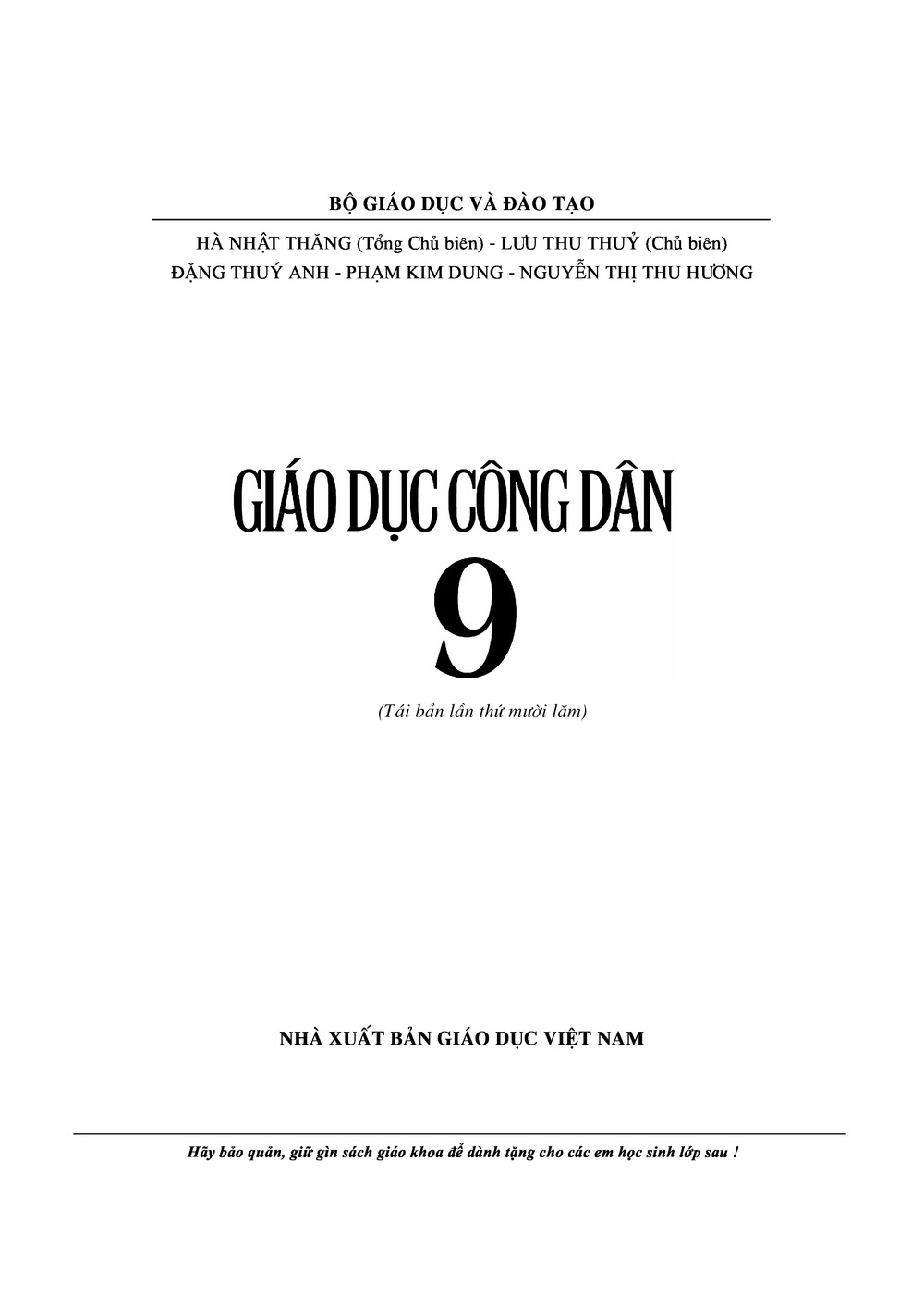 Download Giáo dục Công dân 9