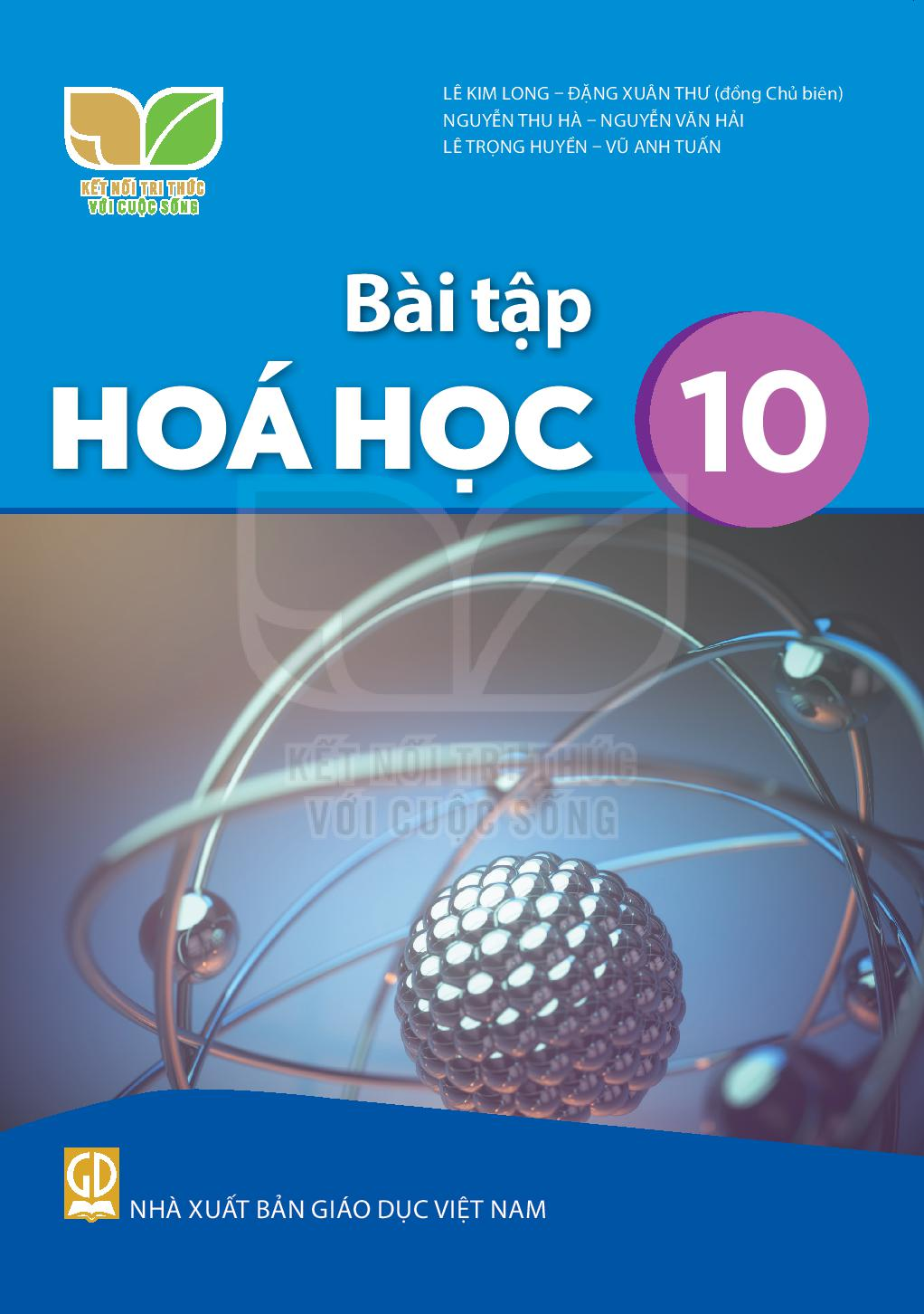 Download SBT Hóa học 10 - Kết Nối Tri Thức