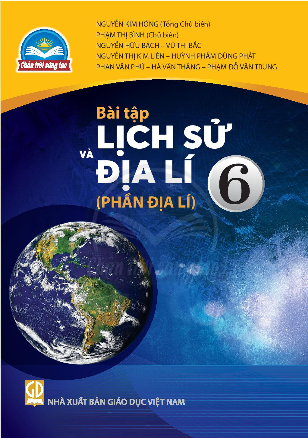 Download SBT Lịch sử và Địa lí 6 &#8211; Phần Địa lí - Trân trời sáng tạo