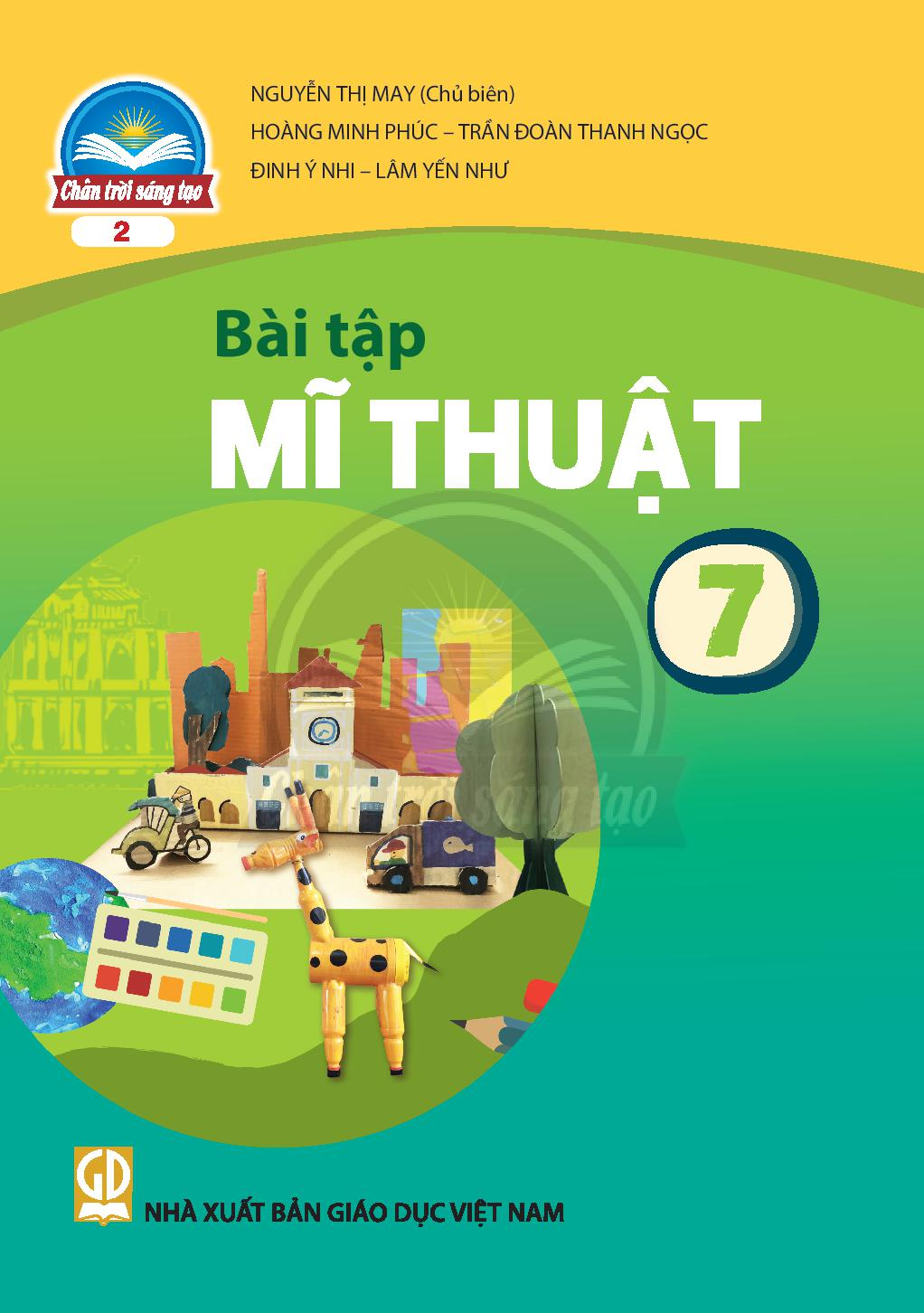 Download SBT Mĩ thuật 7 Bản 2 - Trân trời sáng tạo