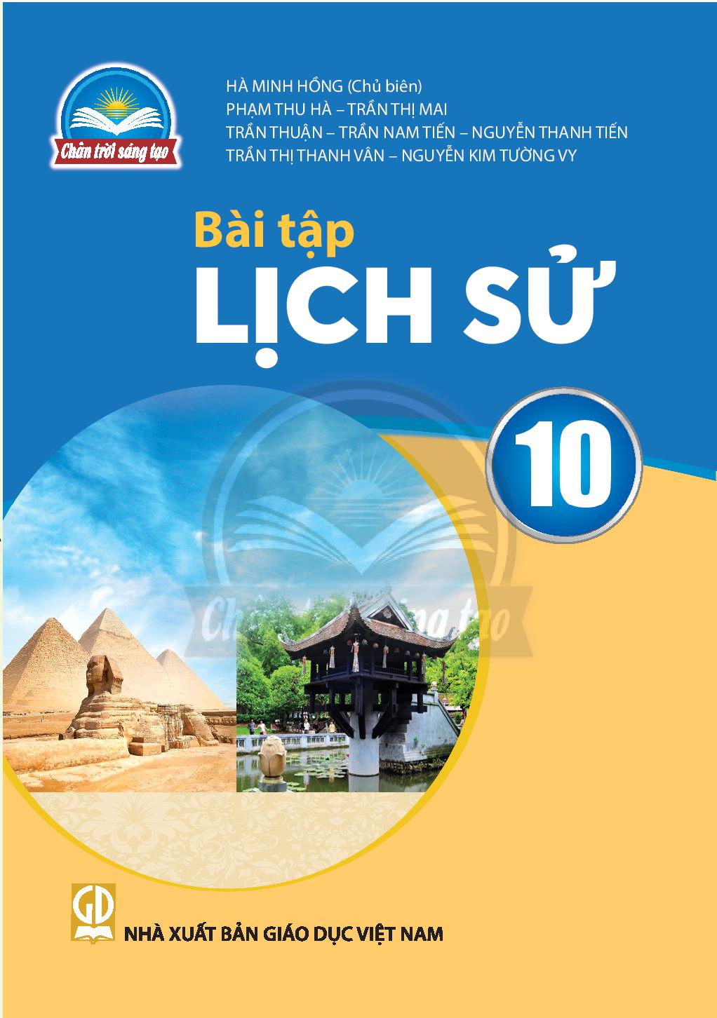 Download SBT Lịch sử 10 - Trân trời sáng tạo