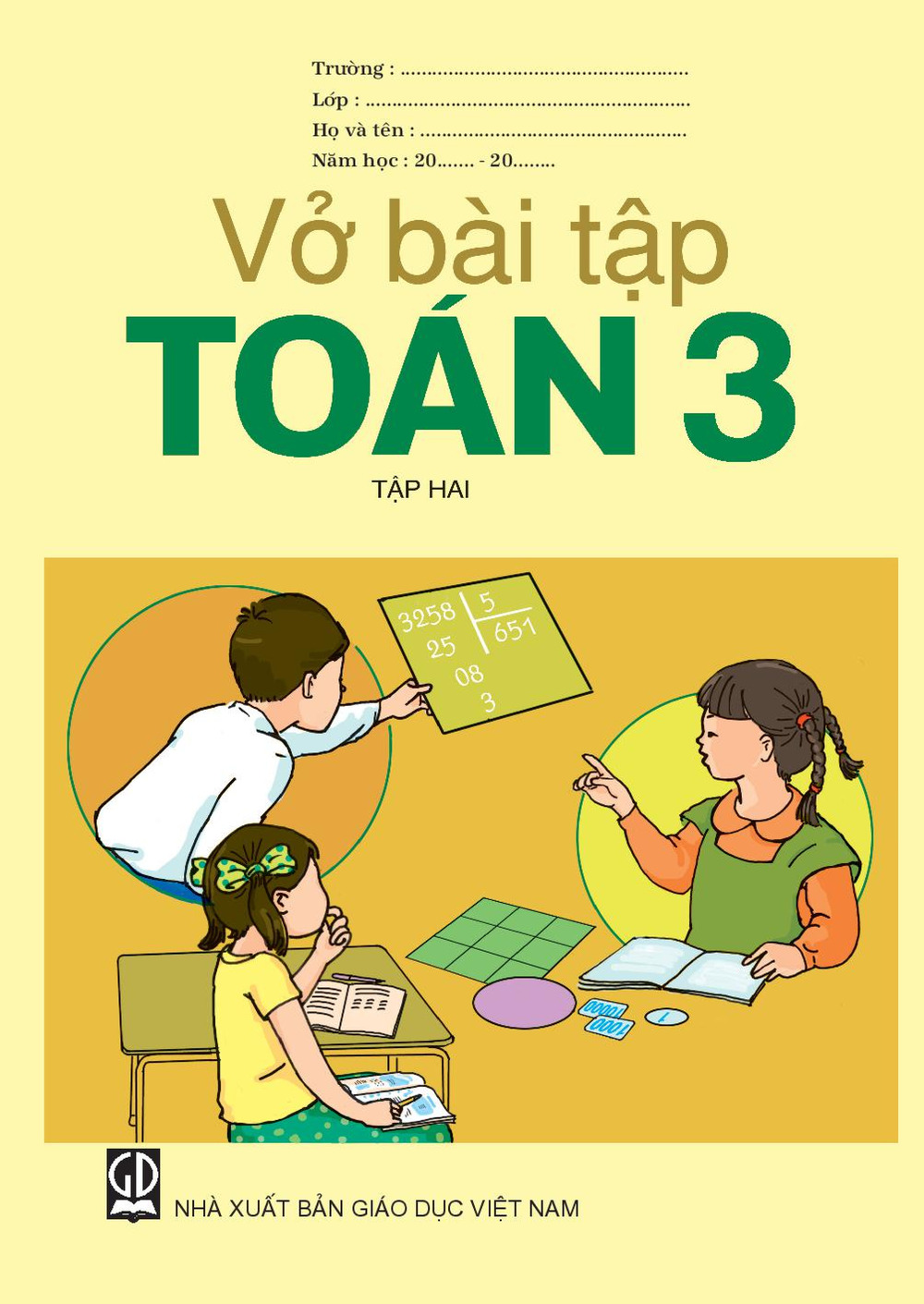 Download Vở bài tập toán 3 tập 2