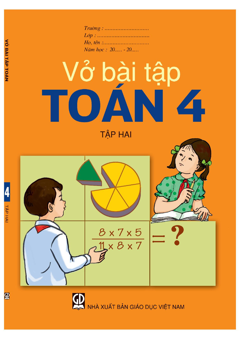 Download Vở bài tập toán 4 Tập 2