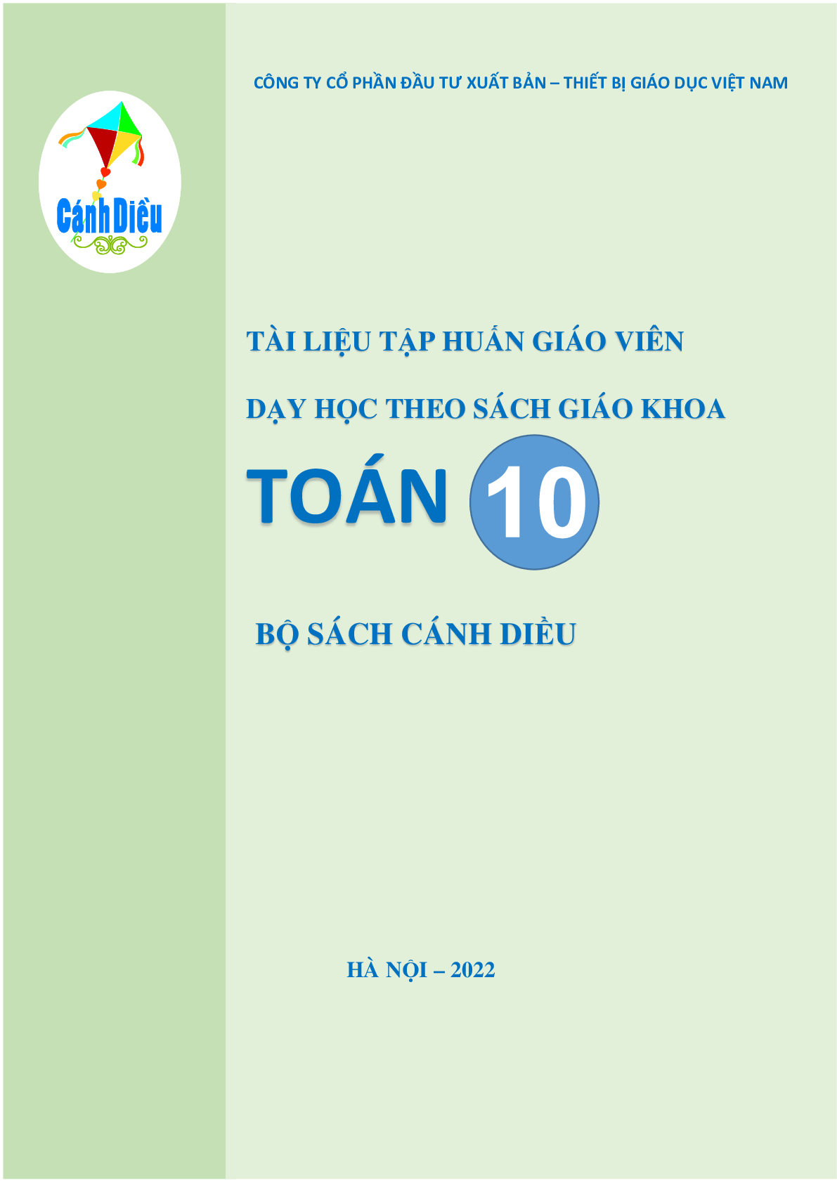 BDGV Toán 10 - Cánh Diều